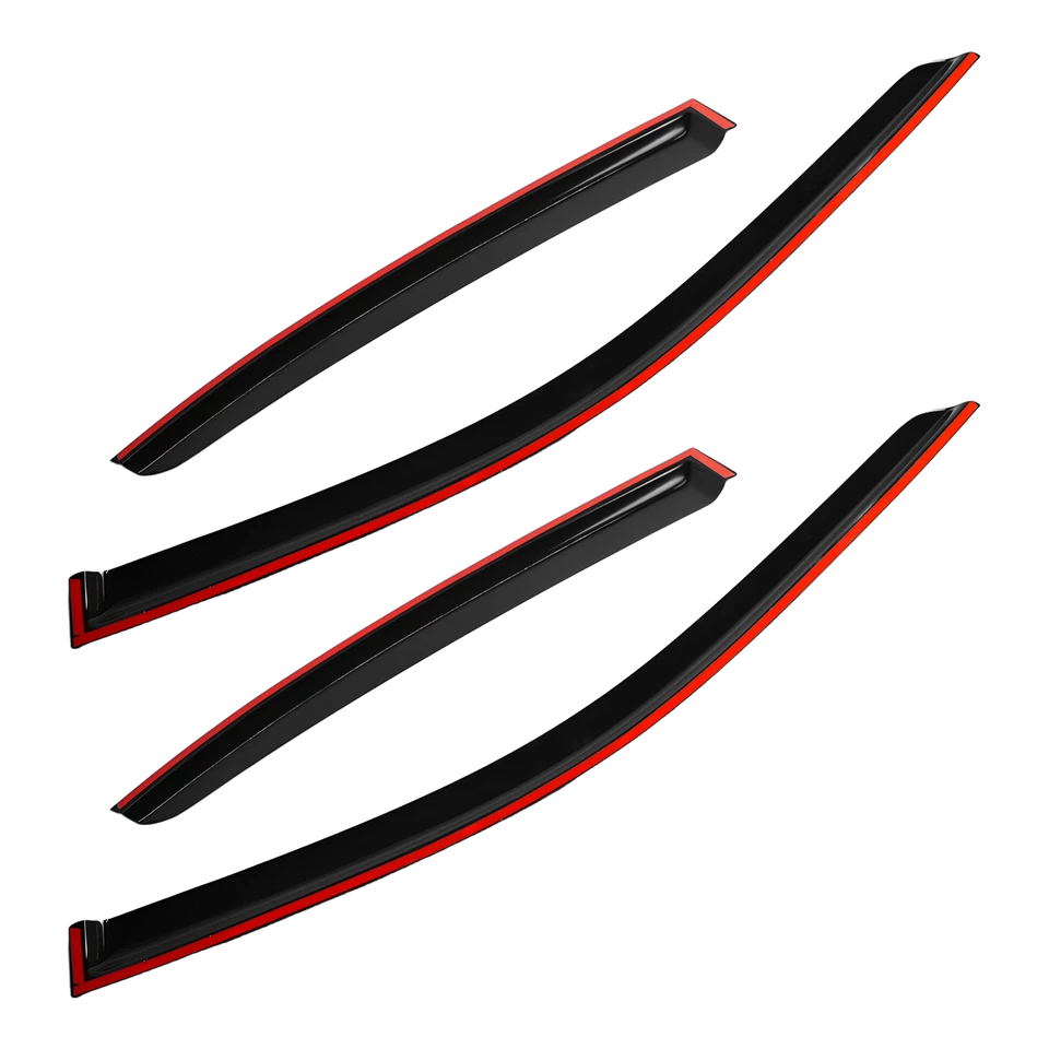 Viseras de ventana originales Lexus GS F GS350 GS450h 2013-2020 deflector de ventilación solar viento Foto 3 de 4