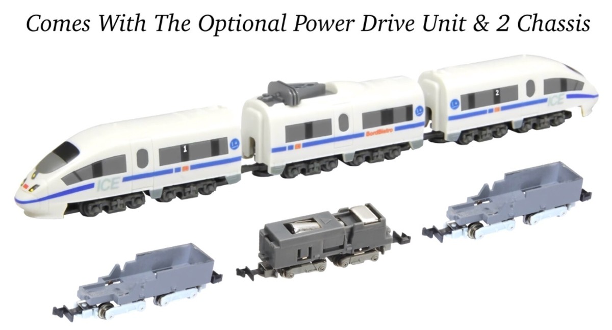 Z Scale DB Class/BR 406 ICE3 3 Cars Europa/Europe w/Power Drive
