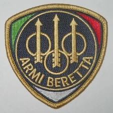 BERETTA PATCH ARMI WEAPONS FIREARM GUN HUNTING PISTOL SHOTGUN BADGE M9 92F