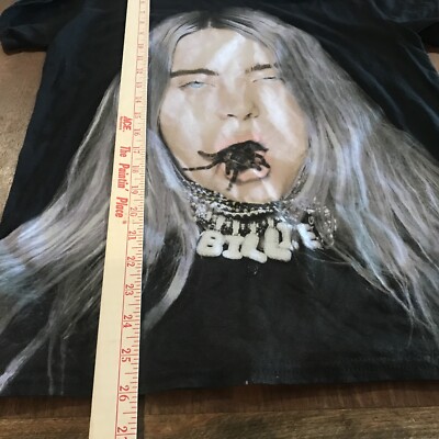 BILLIE EILISH Big Face SPIDER IN MOUTH Tarantula 2019 Lash Music