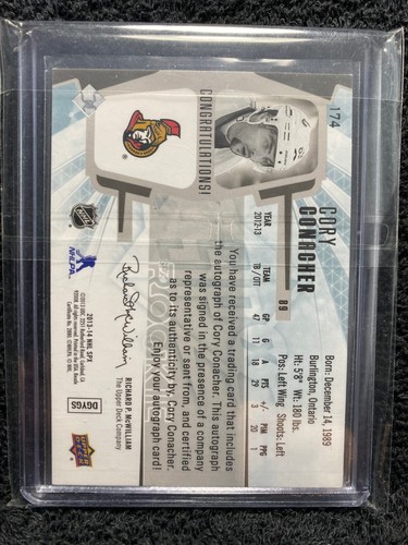 2013-14 SPX #174 Cory Concher RC 243/499 - Picture 2 of 2