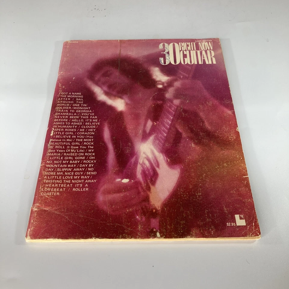 30 Right Now Guitar Tablature Book Easy Guitar Columbia Screen Gems 1973 RARE - Image 4 of 4