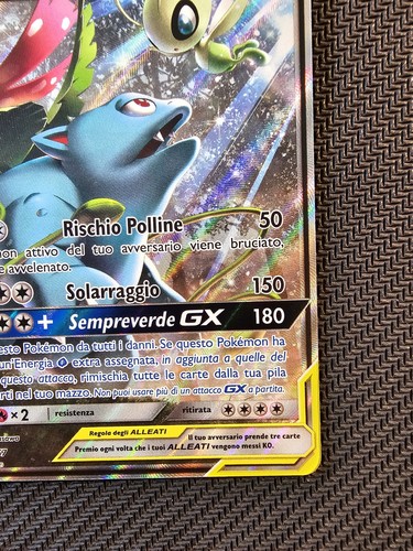 Pokémon | Celebi & Venusaur GX Sm167 Tag Team Up Sole & Luna Promo 2019 Italiano - Foto 5 di 12