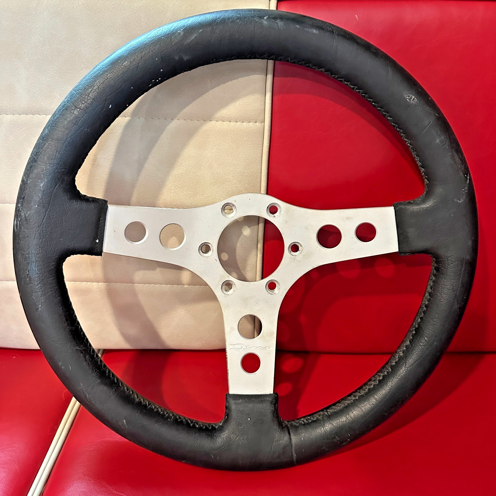Ferrari 206 246 GT GTS Dino Leather Steering Wheel