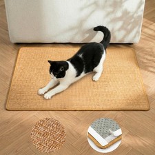 Alfombrilla rascadora para gatos, alfombra rascadora de sisal, rascadores pared