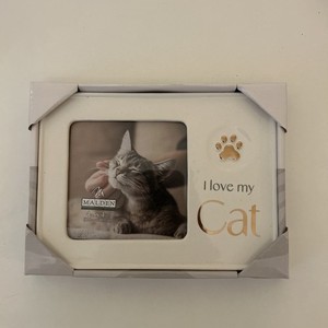 New Cat Picture Frame “I Love My Cat” 4x4 gift
