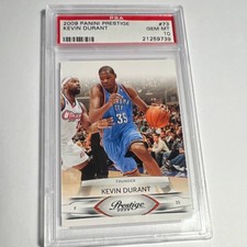 Panini 2009-10 Prestige Kevin Durant #73 Thunder PSA 10 Basketball NBA