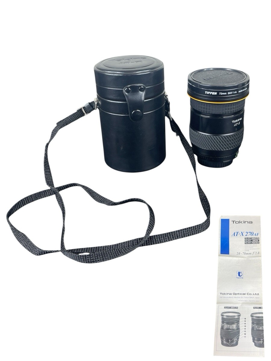 ♥︎◇ケース付き Tokina AT-X 28-70mm F2.8 NIKON Tokina AT-X 28-70mm f/2.8 Lens Japan Fits Minolta Nikon