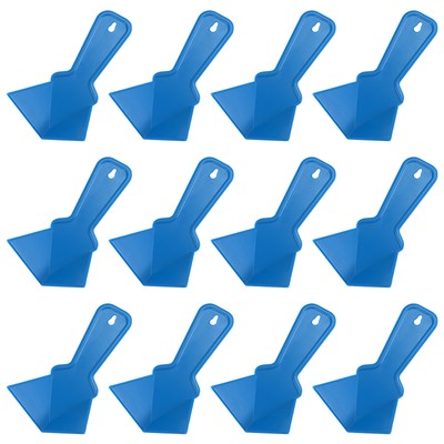 12pcs Inside Corner Trowel Drywall Corner Tool Plastic Corner Knife Blue