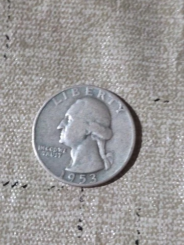 1953 D Washington Quarter XF Details 90% Silver