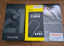 Samsung Galaxy S21 5G 256GB Unlocked Used Smartphone Phantom Grey SM-G991B/DS