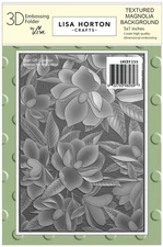 Lisa Horton Crafts  Embossing Folder-Textured Magnolia Background