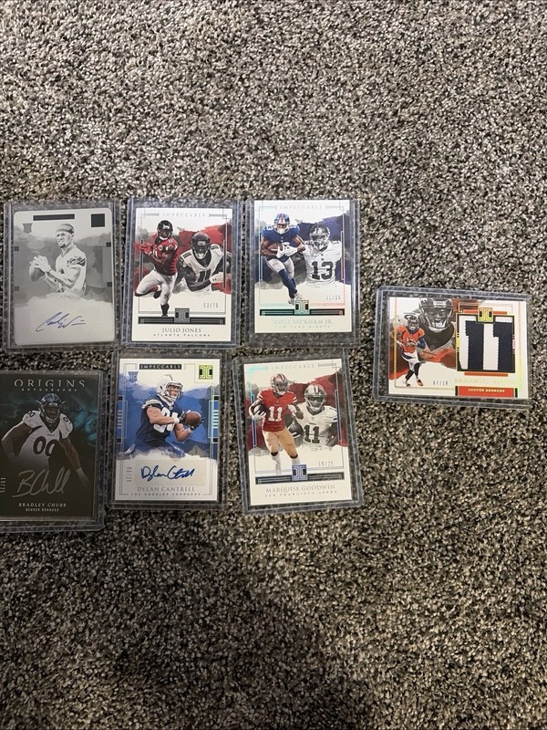 NFL Autograph And Patch LotIncluding 1/1 Cedrick Wilson, Bradley Chubb And More!