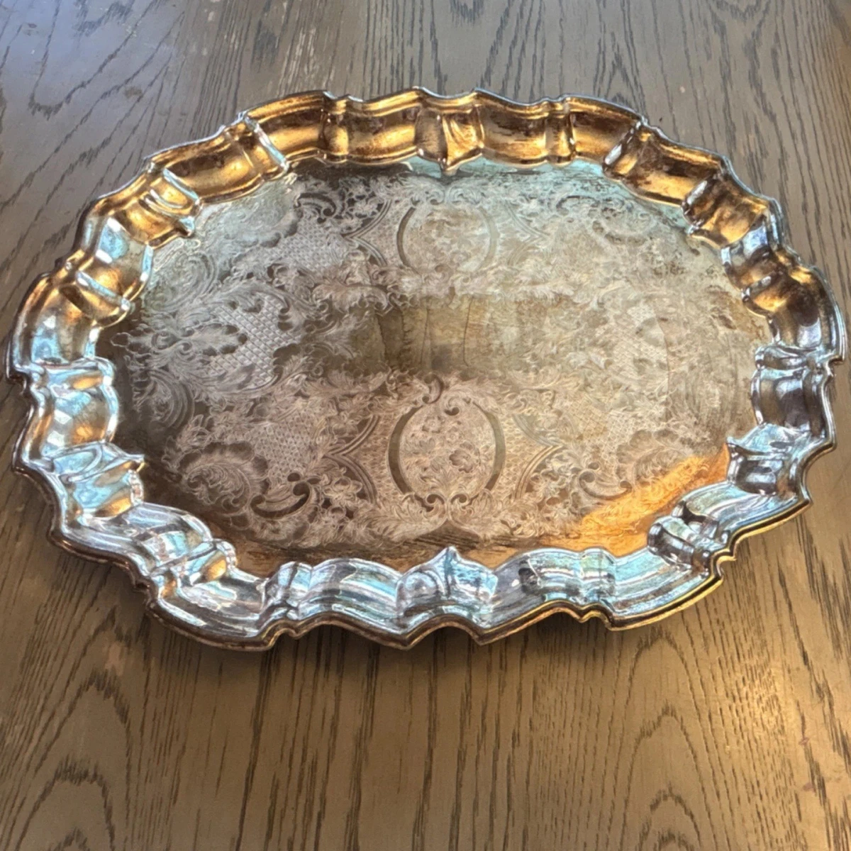 Leonard Silver In Antique Us Silver-Plated Platters & Trays for