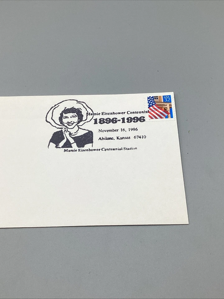 1896-1996 Mamie Eisenhower Centennial Limited Edition 101/1,000 First Day Cover - Image 3 of 4