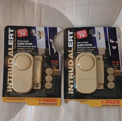 IntrudAlert Home Alarm System Anti-Theft 90dB Batteries Included On/Off