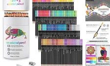 KALOUR Premium Colored Pencils,Set of 120 Colors,Artists Soft Core with 