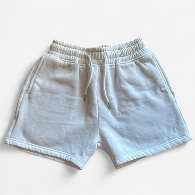 Lazuli Label White Lounge Shorts   Size XS   Minimalist Sweat Shorts Soft Girl