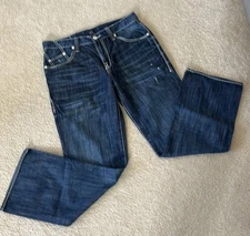 Mens Medium Blue Distressed Rock Republic Jeans 34x30