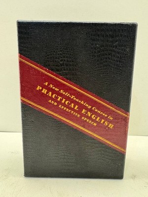Vintage Practical English & Effective Speech Course Set w/ Case Lessons