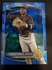 2025 BOWMAN CHROME SAPPHIRE ISMAEL JAVIER 1ST BOWMAN SAN DIEGO PADRES BCP-52