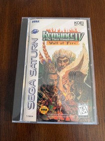 Theme Park & Romance of the Three Kingdoms IV &mdash; Sega Saturn - Both CIB