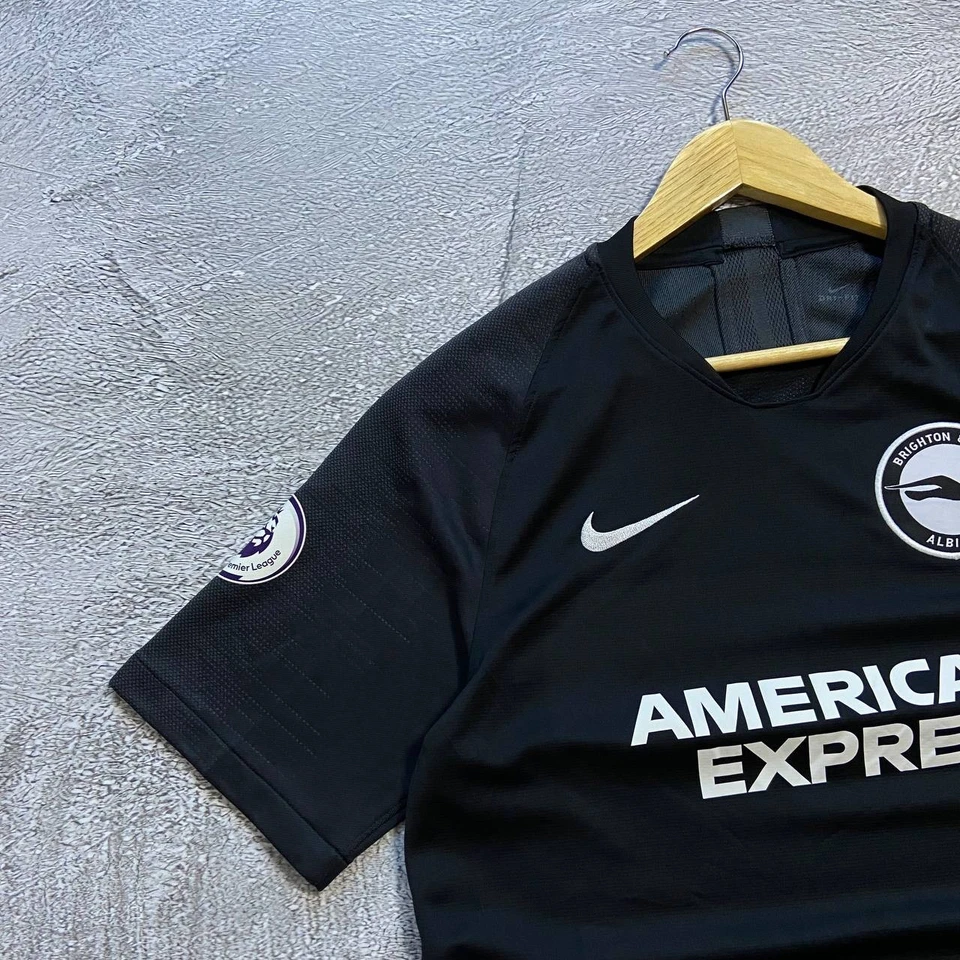 Camiseta deportiva Nike Brighton 2019/20 visitante negra talla M American Express Foto 3 de 4