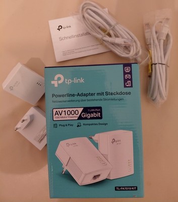 TP-Link AV1000-Gigabit-Powerline-Starter KIT TL-PA7019 