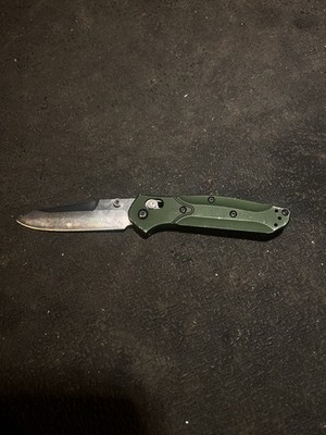 Benchmade 945 Mini Osborne Green Aluminum Handle S30V Blade