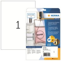 Herma Transparente Folien-Etiketten Special, 210 X 297 Mm 1 Bis 40 Stk Spare 27%