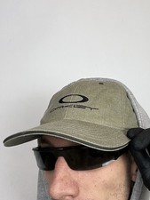 Vintage Oakley Software Cap Gorpcore Y2K Men One Size Gray Logo