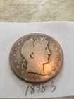 1898-S BARBER SILVER HALF DOLLAR ~ NICE COIN ~ 90% SILVER