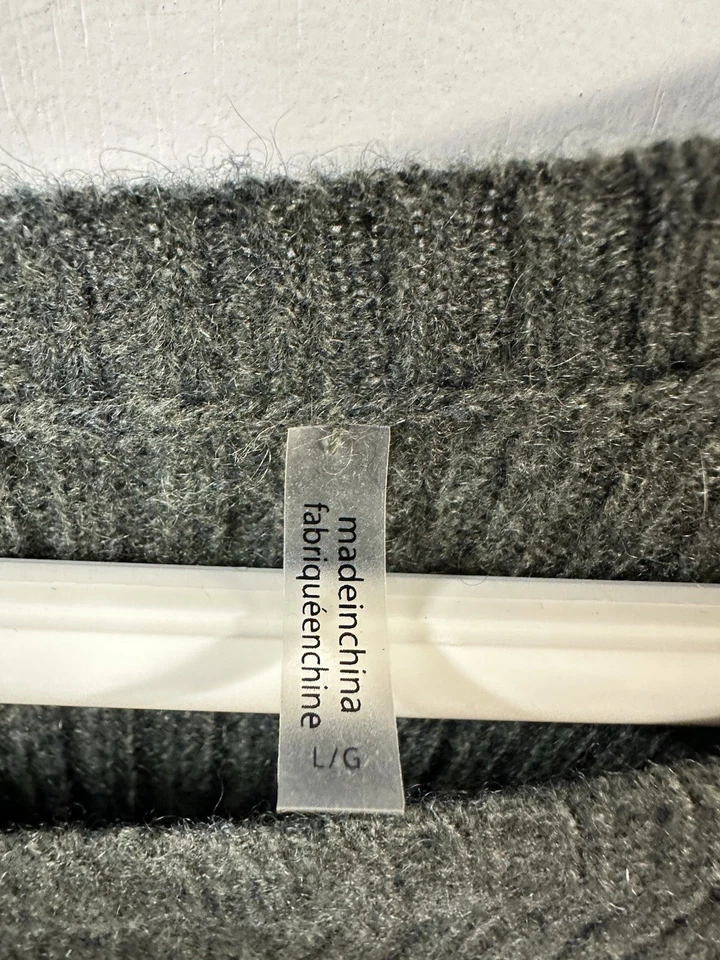 Christopher Fischer Mujer Cachemira Manga Larga Pullover Top Grande Túnica Verde Foto 3 de 4