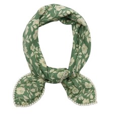 Large Cotton Bandanas for Women, 27 x 27 inch Hair Neck Scarf, Headband Green