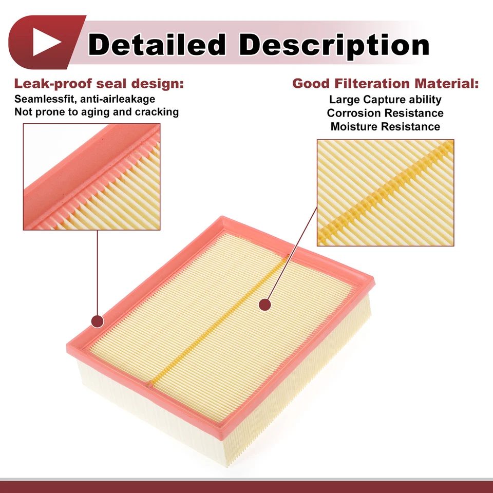 Filtro de aire del motor n.º ESR4238/LR027408 para Land Rover Discovery 1999-2004 1 pieza Foto 4 de 4