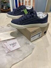 NIB Taos Plim Soul Blue Wash Canvas Sneakers PLS-13644 Ladies 7