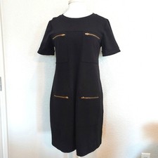 J. Crew Black Shift Dress Midi Length Size 6