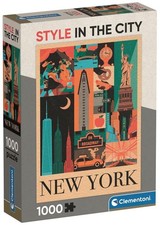 NEW Clementoni Jigsaw Puzzle 1000 Pieces Style in The City New York