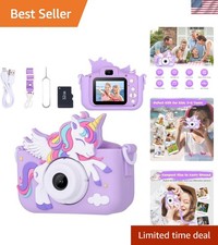 Unicorn Toys Camera for Kids Girls Age 3-8, Toddler Kids Digital Camera Chris...