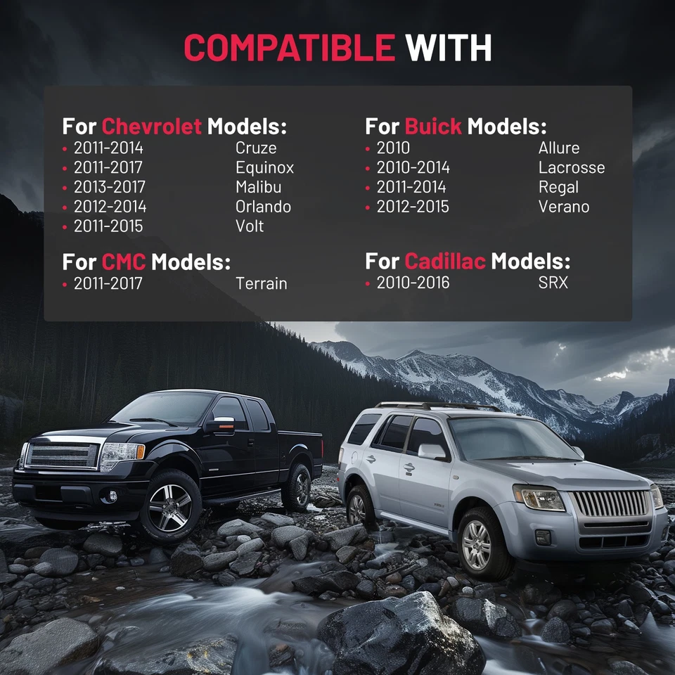 Actuadores de bloqueo de puerta pasajero trasero lado derecho para Chevy mano Chevrolet Malibu Foto 4 de 4