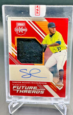 2021 Panini Elite Extra Edition SIMEON WOODS-RICHARDSON Encased Patch AUTO 05/25
