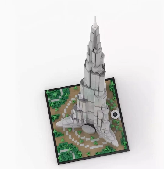 Harry Potter Tower 1:800 scale building skyscraper puzzle boy puzzle block model - Image 3 of 4