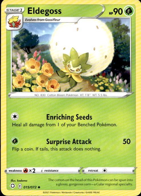 Eldegoss Nintendo Pokemon #015/072