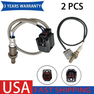 2PCS Oxygen Sensor For 2004-09 Mazda 3 2.0L/ 2006-09 2.3L W/ Calif Up+Downstream