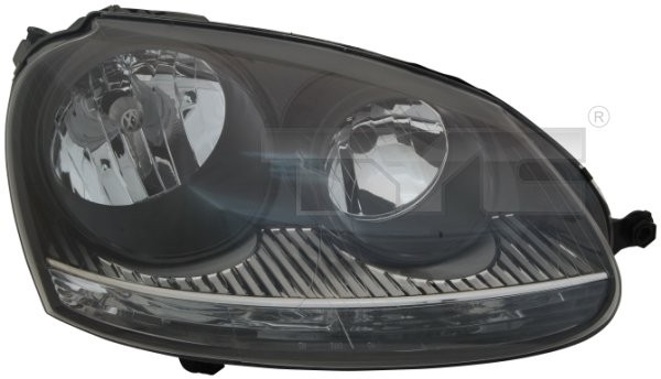 Fits TYC O�WIETLENIE 20-0317-35-2 WV GLF V 2003-2009 HEAD LAMP RH ELEC W/MTR BL