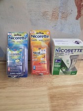 Nicorette Lozenge Stop Smoking Aid 2 mg  2 pkgs. Gum 2mg /4mg