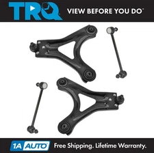 TRQ Front Lower Control Arms with Ball Joints & Sway Links for Ford Mercury New