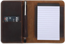 Top Spiral Genuine Leather 3 X 5 Memo Noteboo...