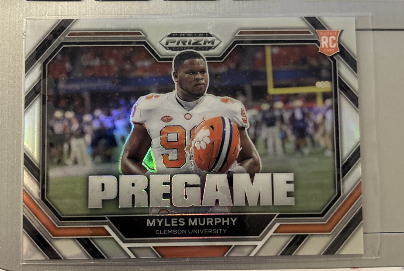 2023 Panini Prizm Draft Picks SILVER PRIZM #PG-14 Myles Murphy PREGAME Insert RC