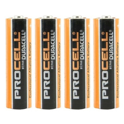 Duracell Procell Alkaline Constant AA 1.5V Industrial Battery 4 Pack